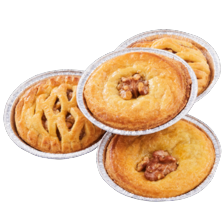 Appelrondo of walnootrondo